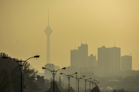 dust storm in Tehran
